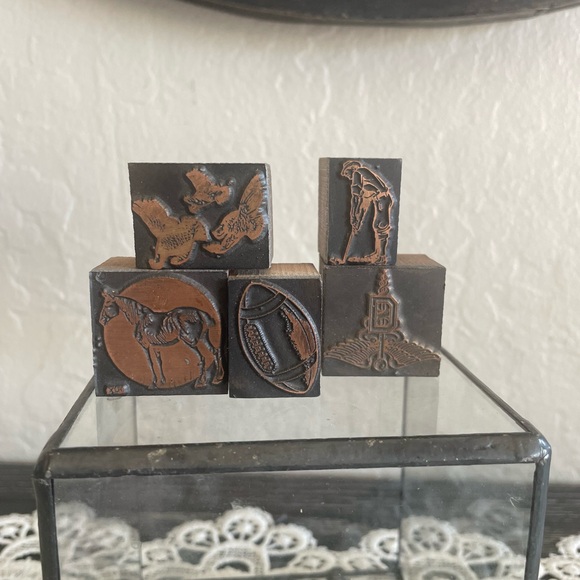 Vintage letter press stamps - Picture 2 of 2